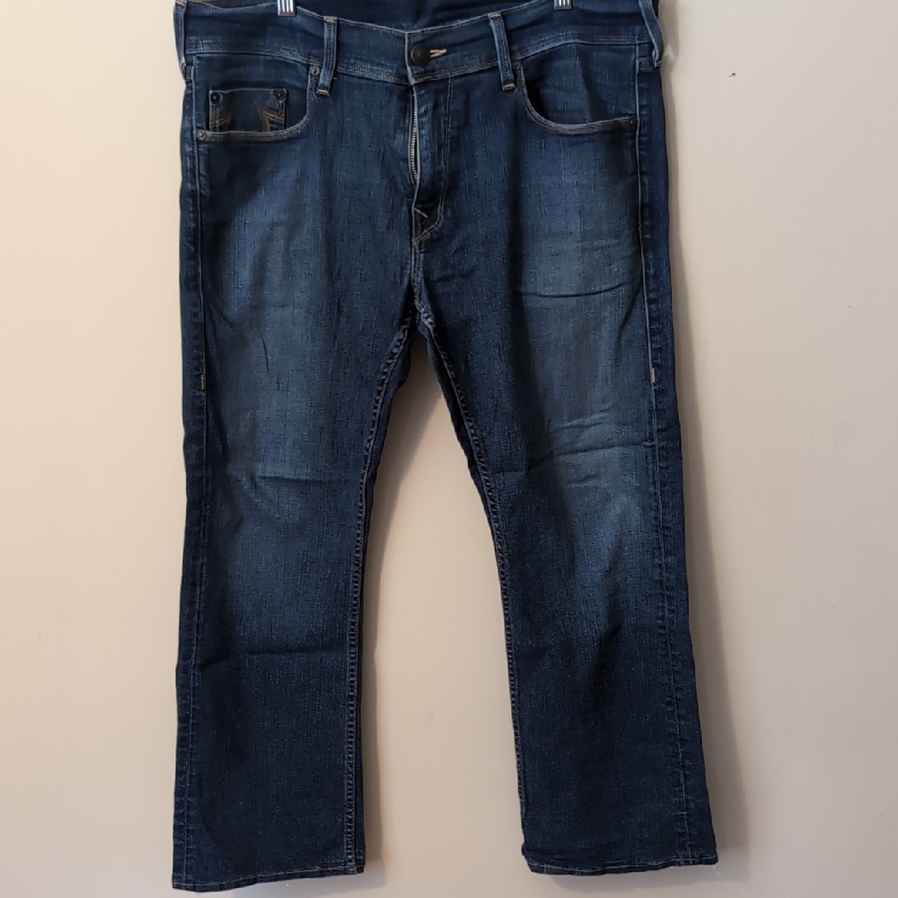 True Religion Men's Indigo Straight Jeans